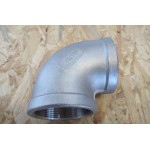 Knie 90° RVS 316   2" binnendraad 16bar